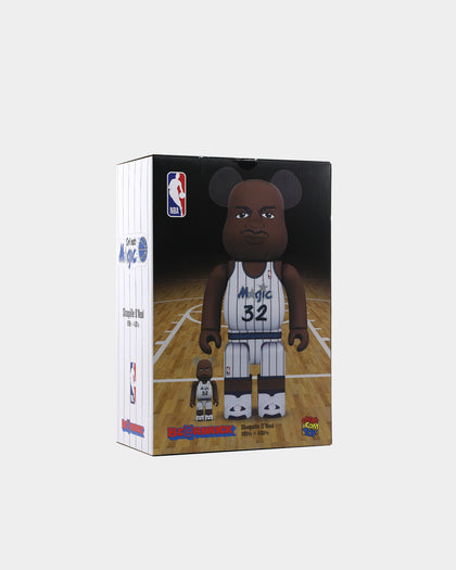 Medicom Toy Be@rbrick Shaquille O'Neal Orlando Magic 100% & 400% Collectible Set Multi