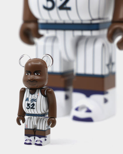 Medicom Toy Be@rbrick Shaquille O'Neal Orlando Magic 100% & 400% Collectible Set Multi