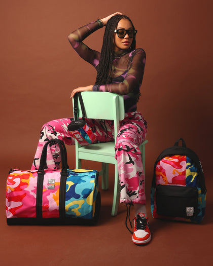 Herschel Supply Co. Andy Warhol X Herschel Supply Co. Classic XL Backpack Pink Camo/Blue