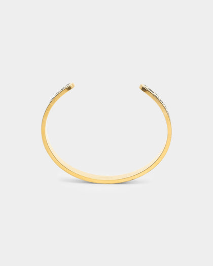 Guess Mainline 4G Pattern 8mm Bracelet Gold