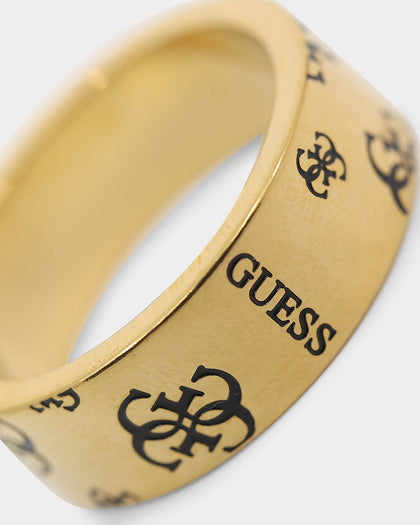 Guess Mainline 4G 8mm Ring Gold