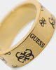 Guess Mainline 4G 8mm Ring Gold