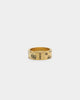 Guess Mainline 4G 8mm Ring Gold