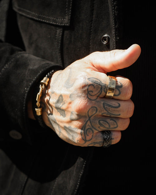 Guess Mainline 4G 8mm Ring Gold