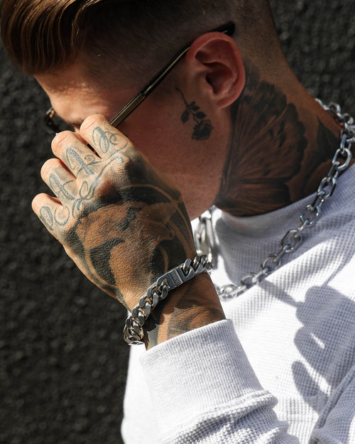 Guess Mainline Curb 4DC 12mm Bracelet Steel