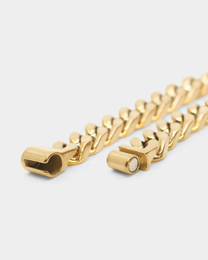 Guess Mainline Curb 4DC 12mm Bracelet Gold