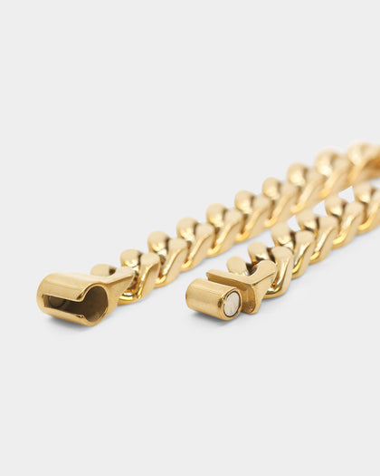 Guess Mainline Curb EG Peony 12mm Bracelet Gold