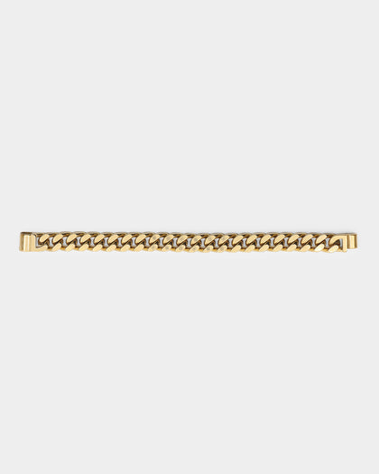 Guess Mainline Curb EG Peony 12mm Bracelet Gold