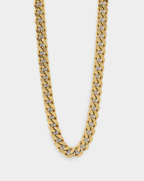 Guess Mainline 23" 8mm Curb Chain Necklace Gold