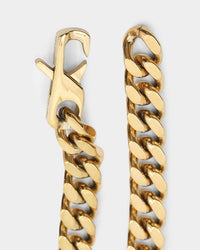 Guess Mainline 23" 8mm Curb Chain Necklace Gold