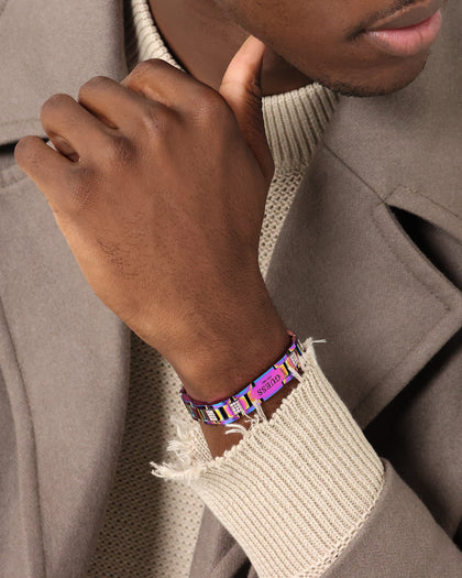 Guess Mainline 12mm Iridescent Frontier Bracelet Iridescent