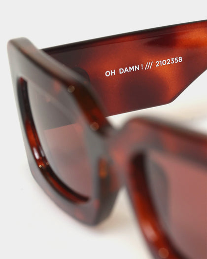 Le Specs Oh Damn! Sunglasses Toffee