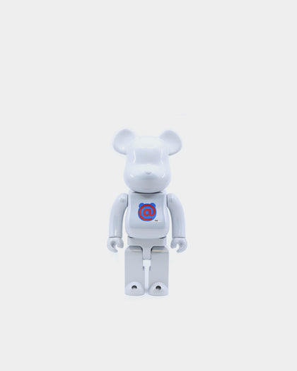Medicom Toys Be@Rbrick 20th Anniversary Edition 400% Figure White Chrome