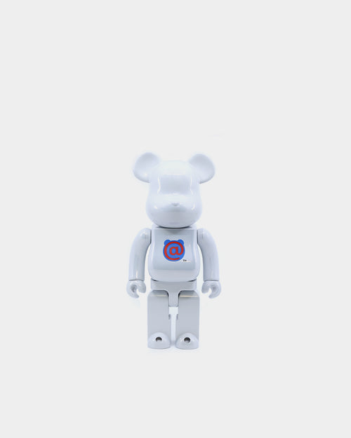 Medicom Toys Be@Rbrick 20th Anniversary Edition 400% Figure White Chrome