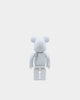 Medicom Toys Be@Rbrick 20th Anniversary Edition 400% Figure White Chrome