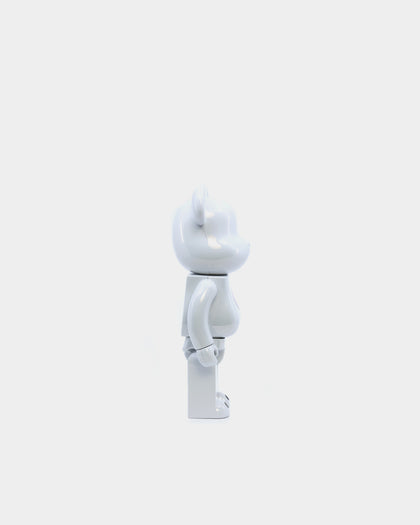 Medicom Toys Be@Rbrick 20th Anniversary Edition 400% Figure White Chrome