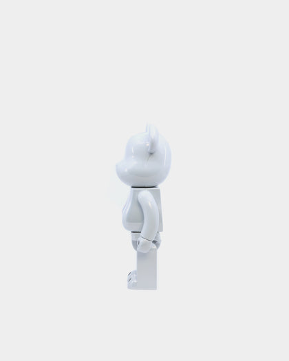 Medicom Toys Be@Rbrick 20th Anniversary Edition 400% Figure White Chrome