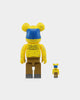 Medicom Toy Be@rbrick Simpsons X Be@rbricks 100% & 400% Collectible Set Yellow