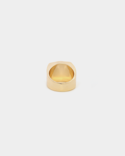 Wild For The Weekend Freerider Ying Yang Ring (Large) Gold