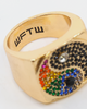 Wild For The Weekend Freerider Yin Yang Ring (Medium) Gold