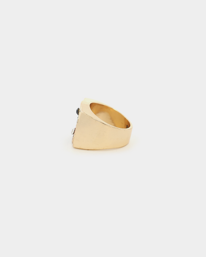 Wild For The Weekend Freerider Yin Yang Ring (Medium) Gold