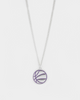 Wild For The Weekend Slam Dunk Basketball Necklace Silver