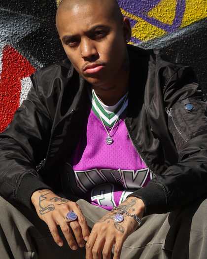 Wild For The Weekend Slam Dunk Basketball Necklace Silver