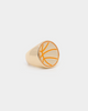 Wild For The Weekend Slam Dunk Basketball Ring (Medium) Gold