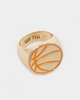 Wild For The Weekend Slam Dunk Basketball Ring (Medium) Gold
