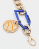 Wild For The Weekend Slam Dunk Basketball Bracelet Gold/Blue