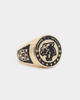 Wild For The Weekend Wildcats Coin Signet Ring (Large) Gold