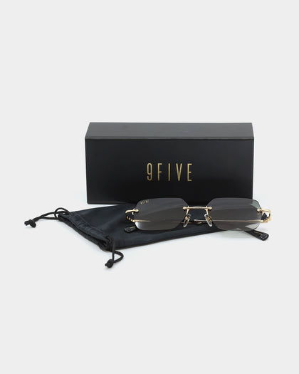 9FIVE Men's Clarity Gradient Sunglasses Black/Gold