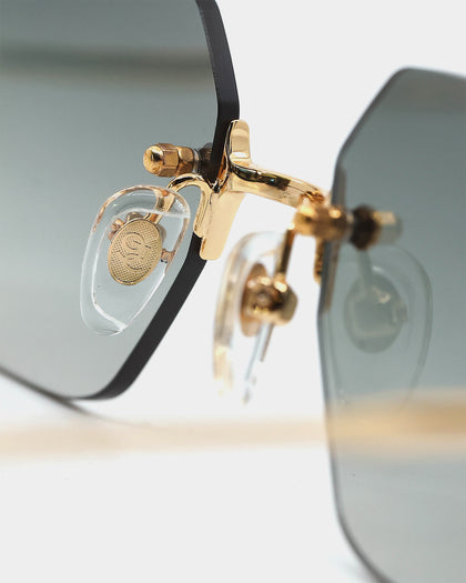 9FIVE Men's Clarity Gradient Sunglasses Black/Gold