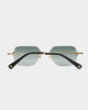 9FIVE Men's Clarity Gradient Sunglasses Black/Gold