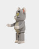 Medicom Toy Be@rbrick x Tom Flocky Version 1000% Grey