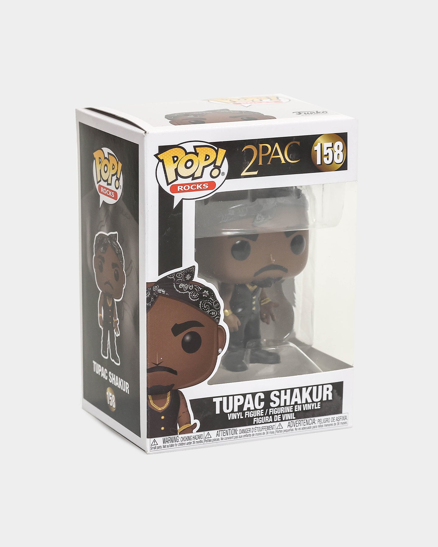 Funko POP! Vinyl #158 Tupac Shakur Figure Multi-Coloured | Culture