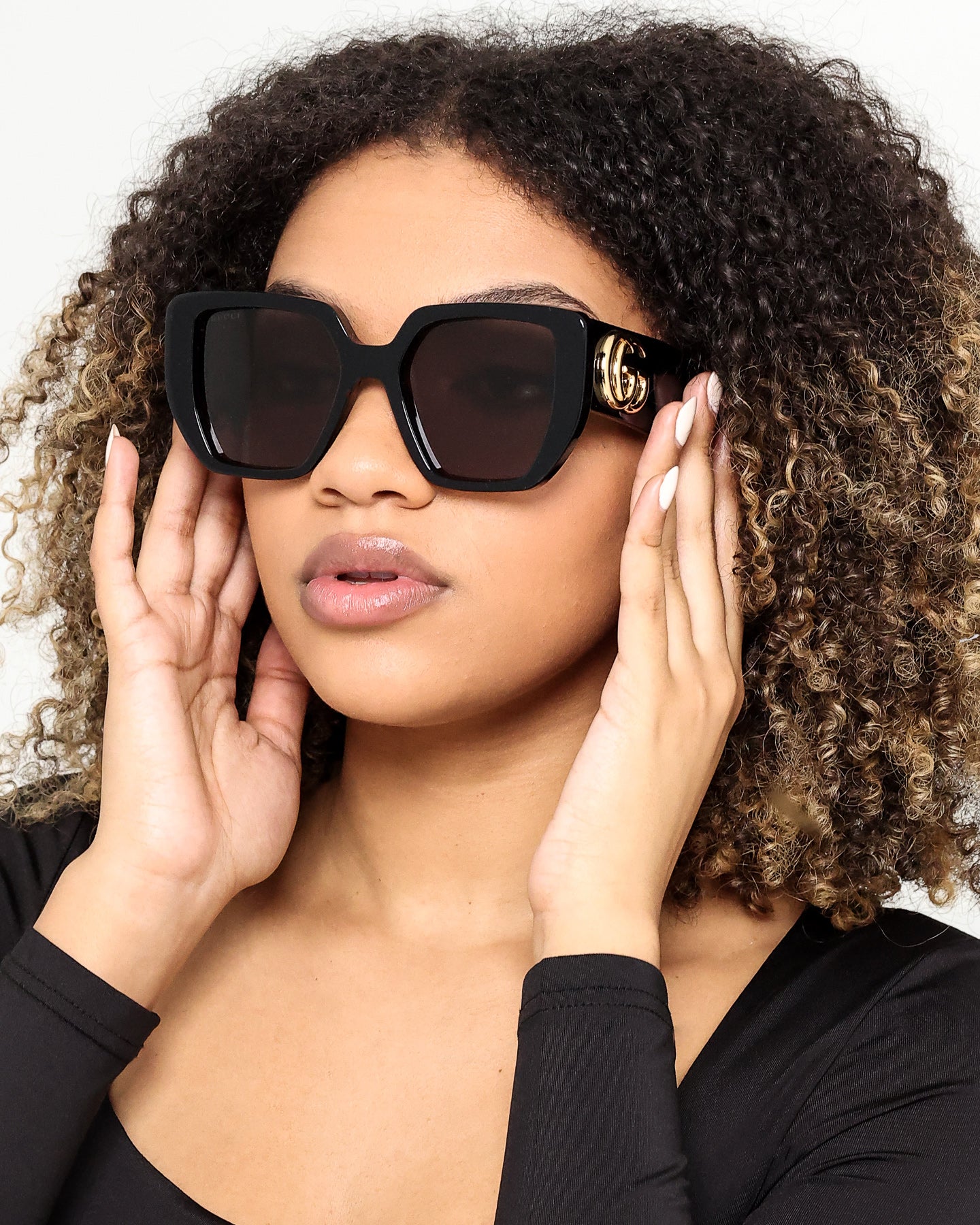 Gucci GG0956S-003 54 Sunglasses Black/Black/Grey | Culture Kings US