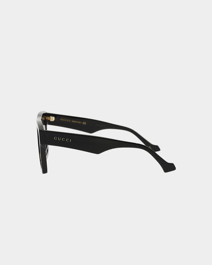 Gucci 55 Sunglasses Black/Black/Grey