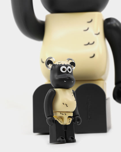 Medicom Toy Be@rbrick Shaun the Sheep 100% & 400% Collectible Set Multi-Coloured