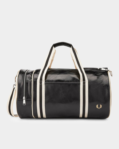 Fred Perry Classic Barrel Bag Black