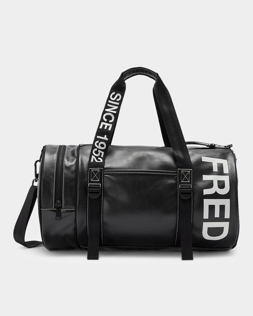 Fred Perry Laurel Wreath Barrel Bag Black