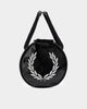 Fred Perry Laurel Wreath Barrel Bag Black