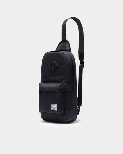 Herschel Bag Co Heritage Shoulder Bag Black Crosshatc