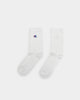 Champion 3 Pack C Logo Crew Socks White