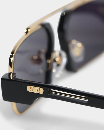 9FIVE The Logan Sunglasses Black/Gold