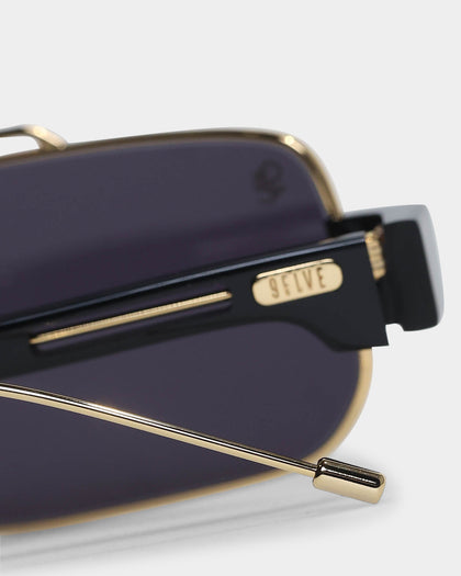 9FIVE The Logan Sunglasses Black/Gold