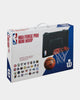 Wilson NBA Forge Acrylic Mini Hoop: Black Colour +30 NBA Team Stickers Multi-coloured