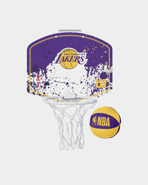 Wilson Los Angeles Lakers NBA Team Mini Hoop Multi-coloured
