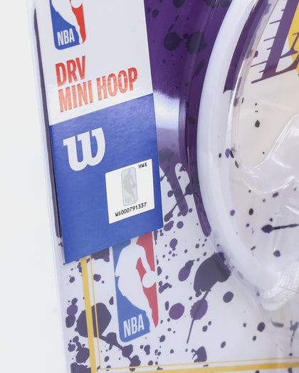 Wilson Los Angeles Lakers NBA Team Mini Hoop Multi-coloured