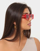 NUQE Fragment Sunglasses Pink/Red